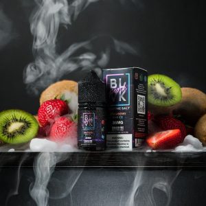 BLVK 草莓奇異果煙油包裝照、草莓奇異果口味煙油瓶身