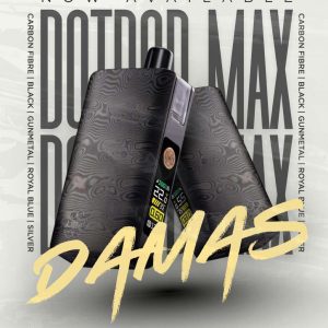 Dotmod DotPod Max Damas 主機正面展示照|Damas 紋理雷雕機身與彩色螢幕